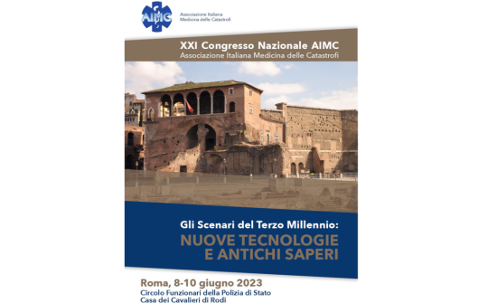 XXI Congresso Nazionale AIMC
Associazione Italiana medicina delle Catastrofi