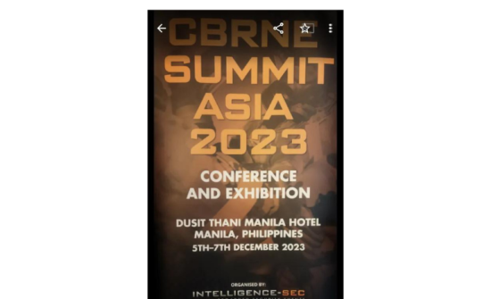 CBRN Summit Asia 2023, gestione Catastrofi e Sicurezza